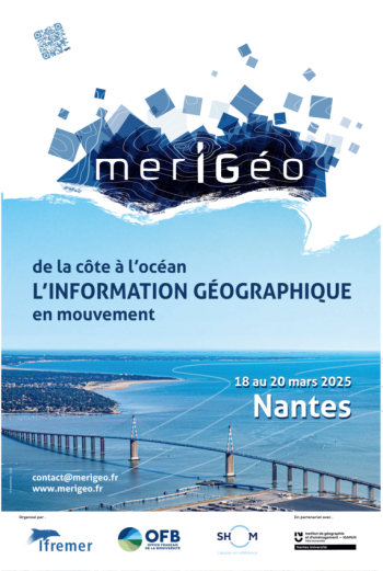 Colloque MerIGéo 2025 - Ifremer Office français de la biodiversité (OFB) SHOM - Ifremer