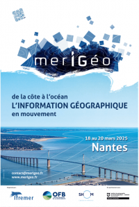 Colloque MerIGéo 2025 - Ifremer Office français de la biodiversité (OFB) SHOM - Ifremer